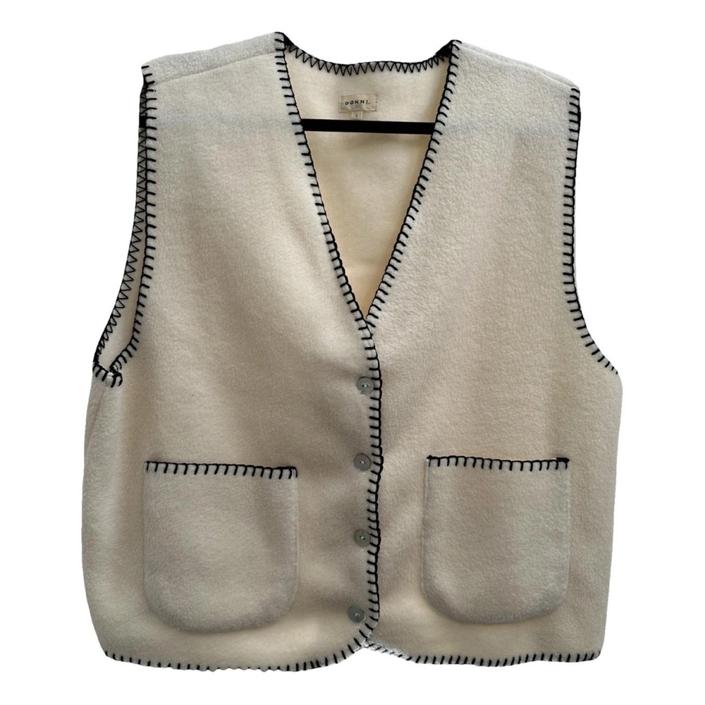 Donni. Teddy Vest in cream